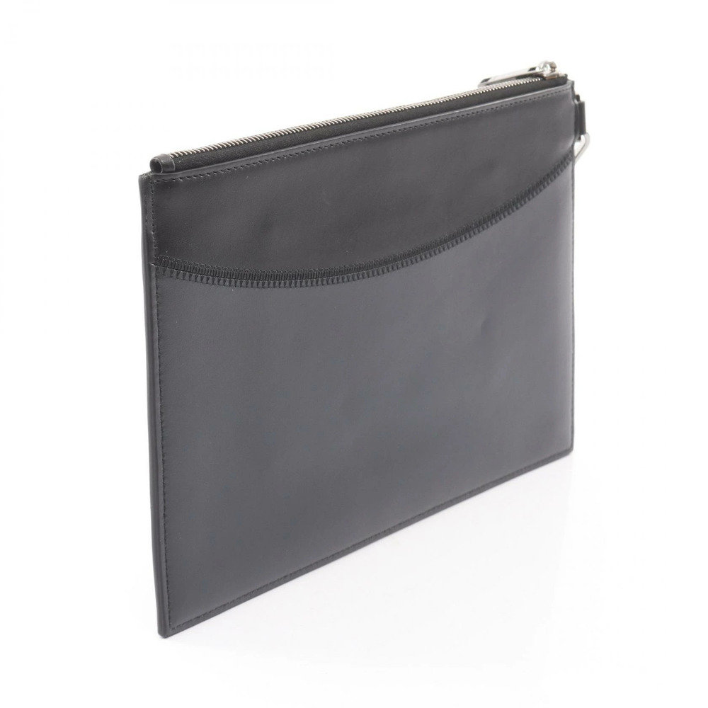 Dior Shoulder Bag Leather Black Gray